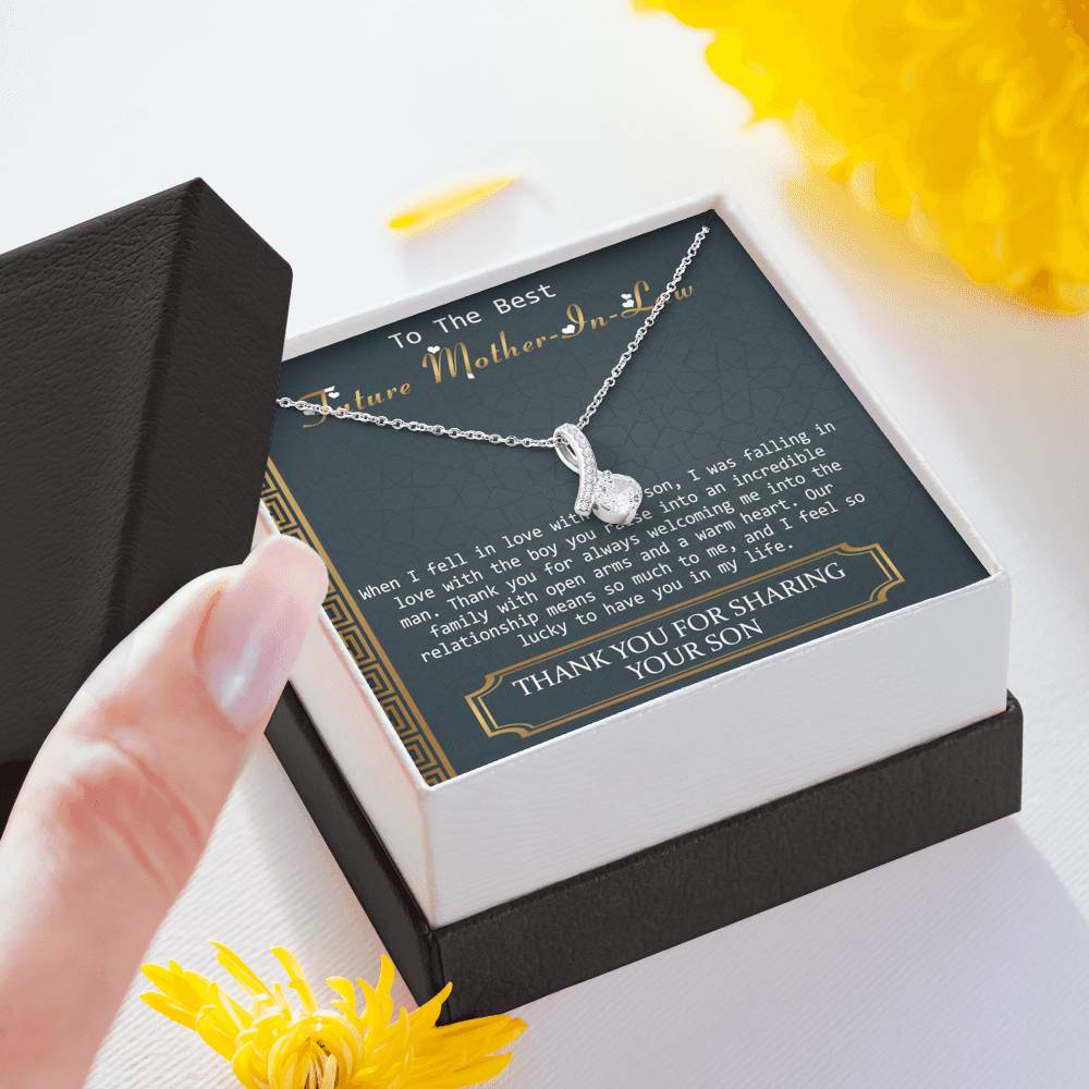 Future Mother in Law, Mother in Law Gift, Mother of the Groom Necklace