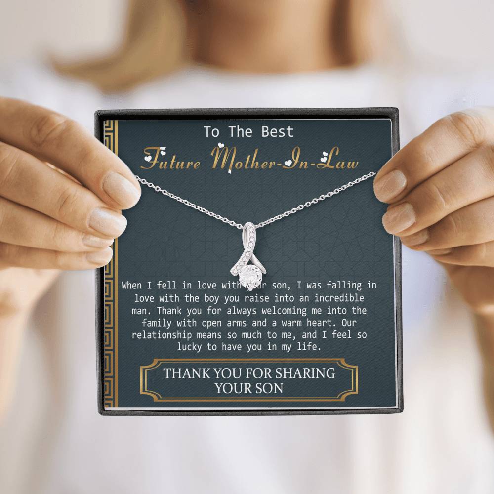 Future Mother in Law, Mother in Law Gift, Mother of the Groom Necklace