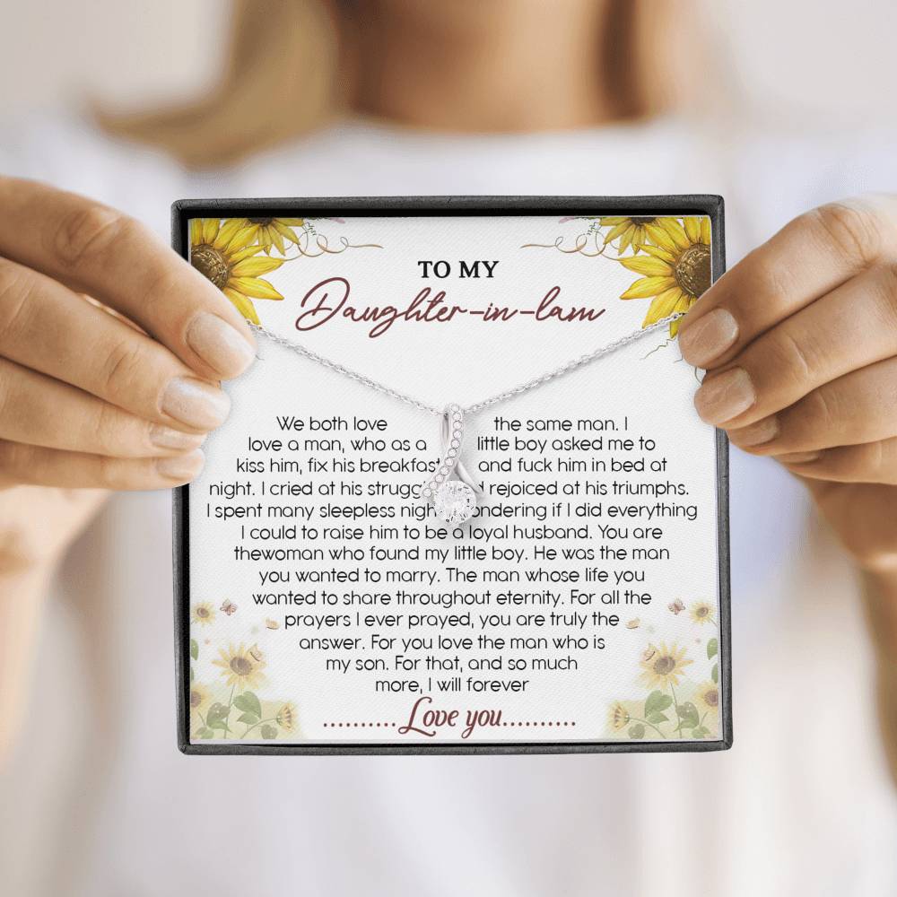 277 Daughter-In-Law Necklace, To My Daughter-In-Law Necklace Gifts