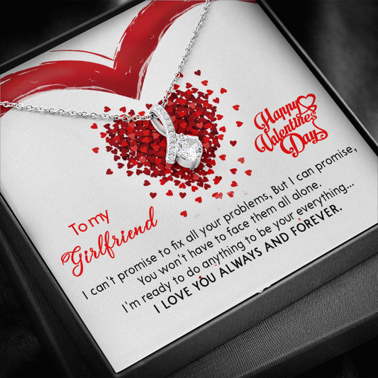 207B - Valentine's Day Necklace Gift for Wife from Husband, I LOVE YOU Forever & Always