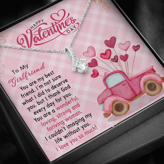 180B Valentine Gift To my Girlfriend, Necklace To my Girlfriend, I LOVE YOU SO MUCH