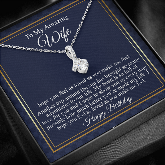 507 To My Wife Necklace - Birthday Gift for Wife - Wife Birthday
