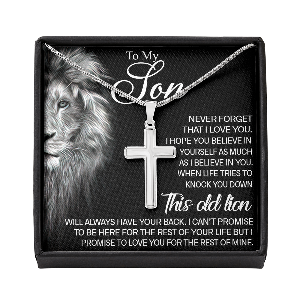 To My Son Necklace from Mom Gifts for Son Birthday 438