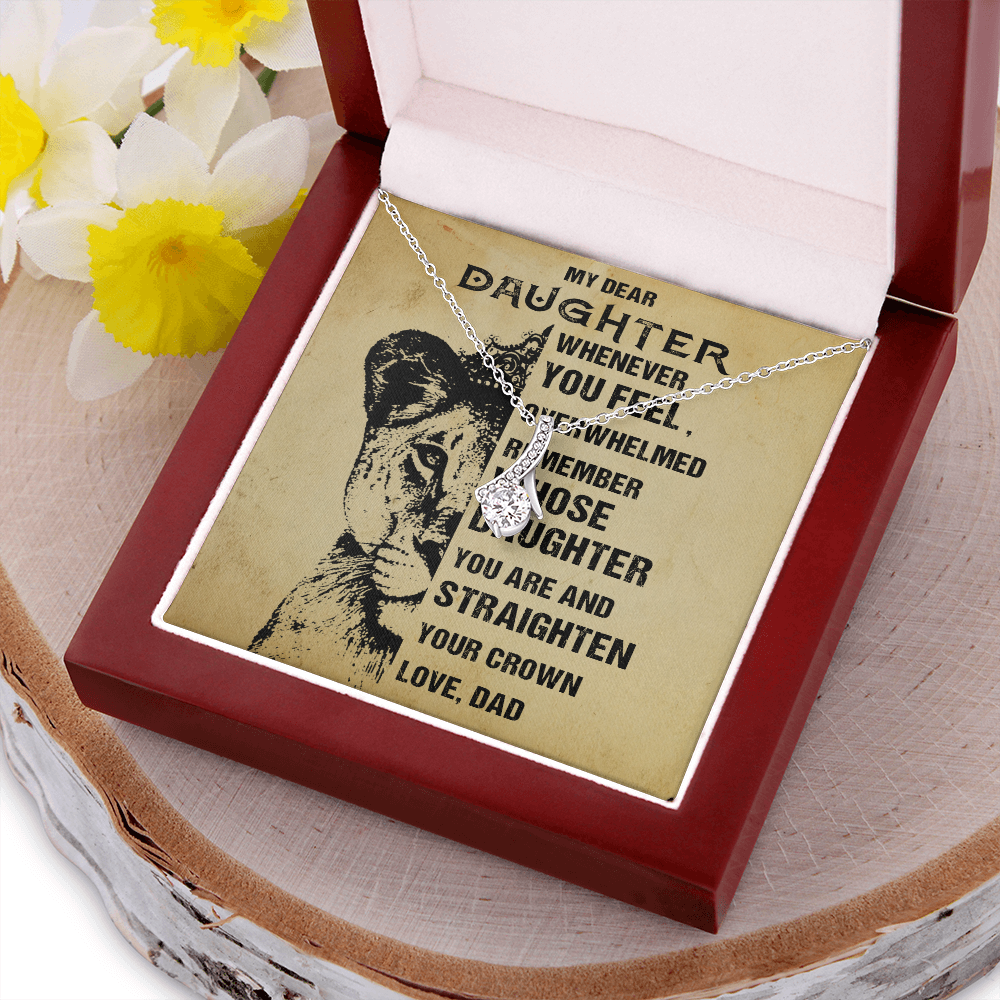 N369A To My Smokin Hot Queen Crown Necklace Gift For Wife Soulmate Valentines Day Gift