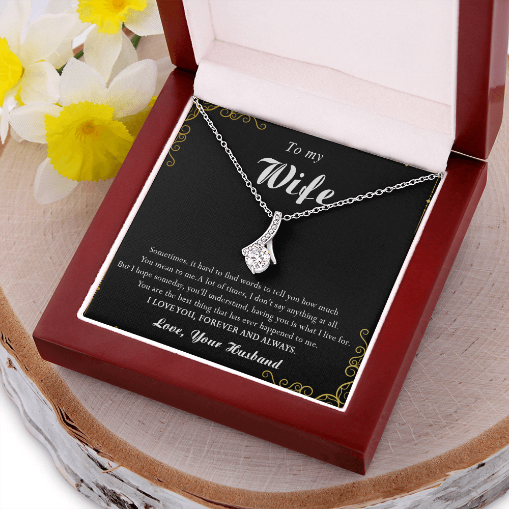 N357B To My Wife Necklace, Gift For Wife, Anniversary Gift For Wife, Necklace For Wife