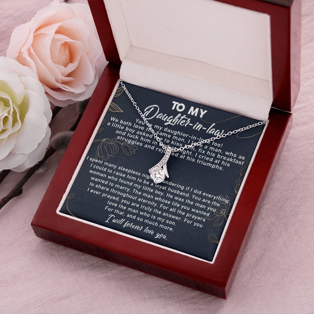 10B To My Daughter-In-Law Necklace, Gift For Daughter In Law, Daughter In Law Gifts