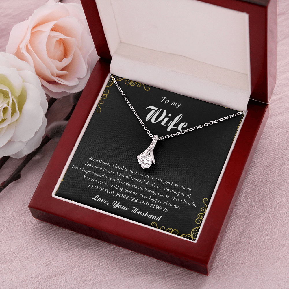 N357B To My Wife Necklace, Gift For Wife, Anniversary Gift For Wife, Necklace For Wife