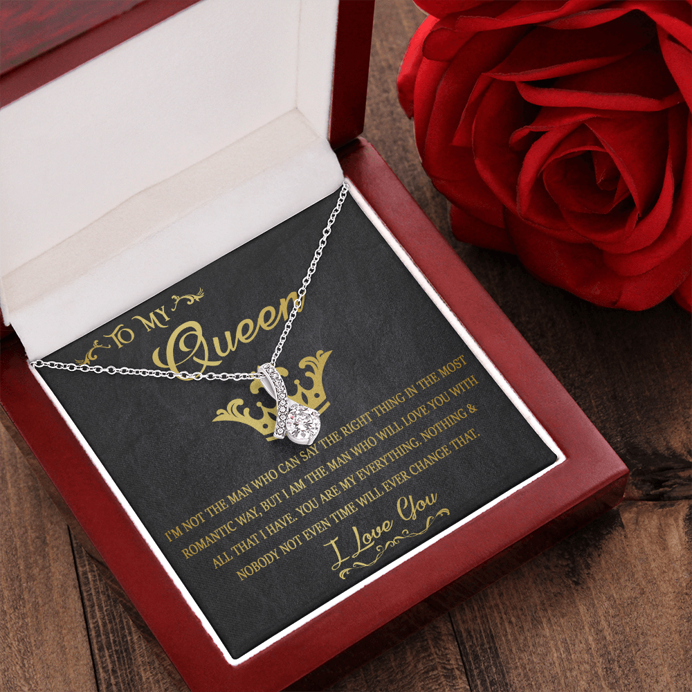 70B Necklace To My Queen, Gift for Daughter/Girlfriend/Wife, Women Necklace for Her