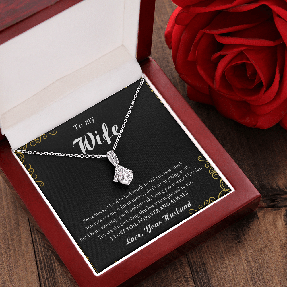 N357B To My Wife Necklace, Gift For Wife, Anniversary Gift For Wife, Necklace For Wife