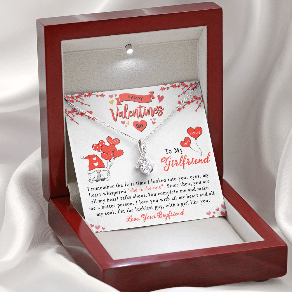 181B Girlfriend Necklace, Valentine Gift for your Girlfriend, Happy Valentine's Day