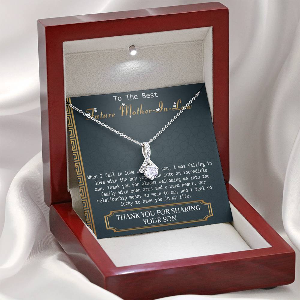 Future Mother in Law, Mother in Law Gift, Mother of the Groom Necklace