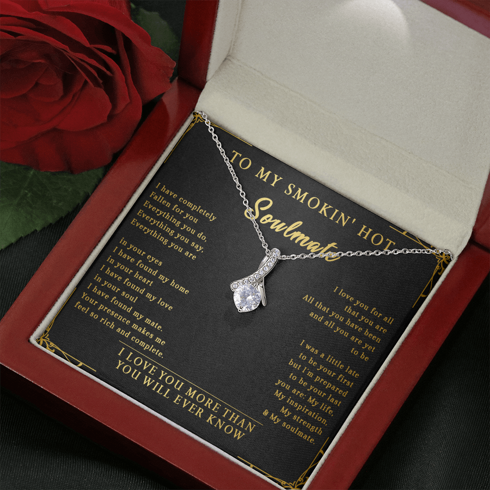 144B Necklace To My Smokin Hot Soulmate, Perfect Gift for Wife/Girlfriend, Birth Gift
