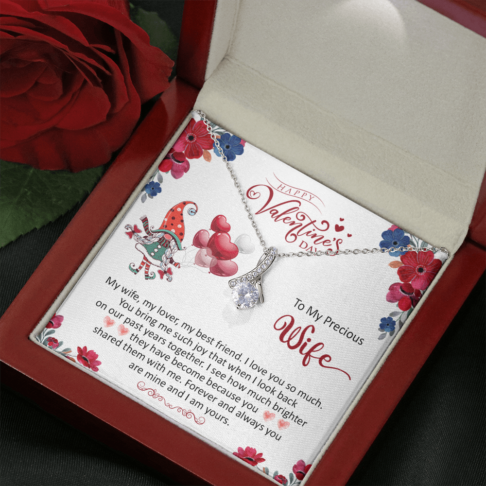 200B - To my Precious Wife, Wife Necklace Valentine Gift, my Wife Necklace, I Love You