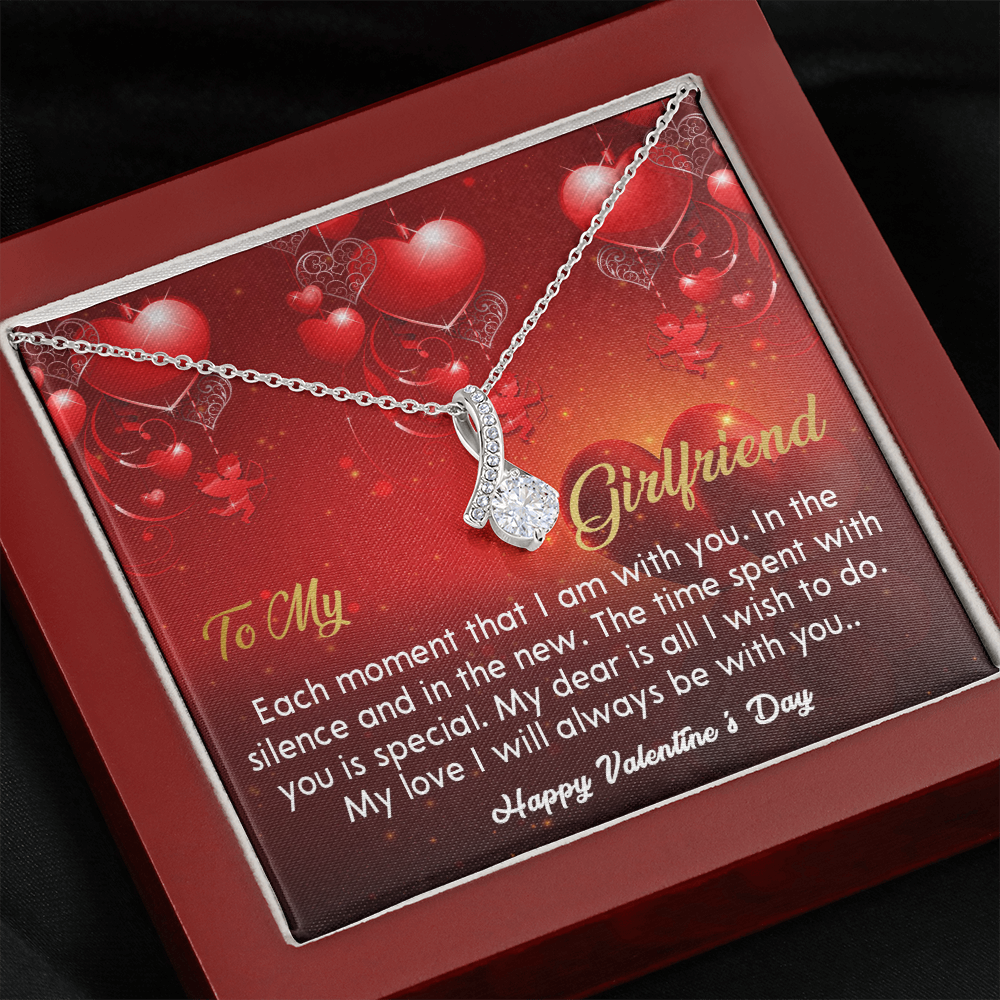 211B - Necklace To my Girlfriend, Valentine Gift for Women, Happy Valentine's Day Gift