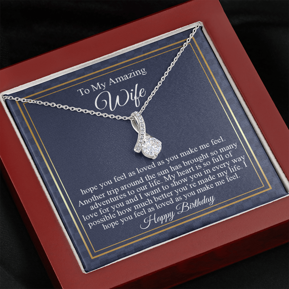 507 To My Wife Necklace - Birthday Gift for Wife - Wife Birthday
