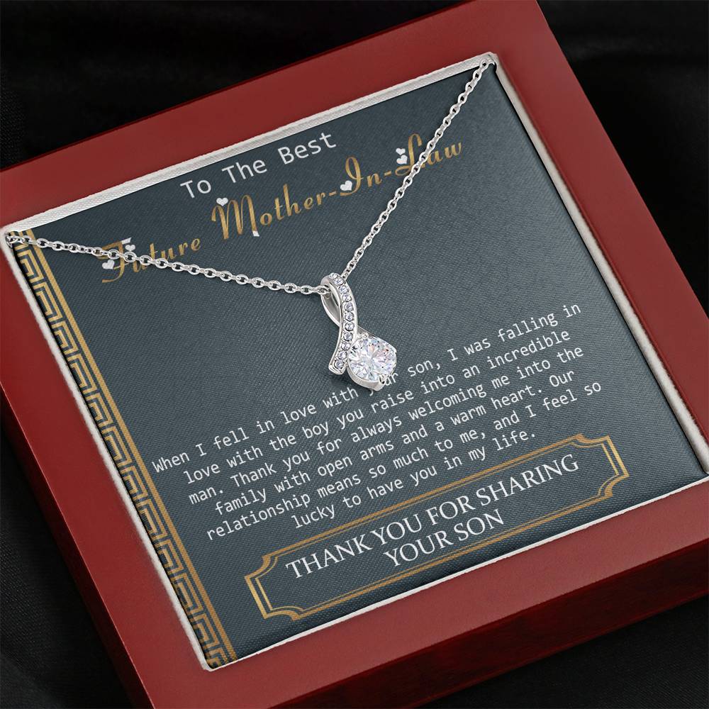 Future Mother in Law, Mother in Law Gift, Mother of the Groom Necklace