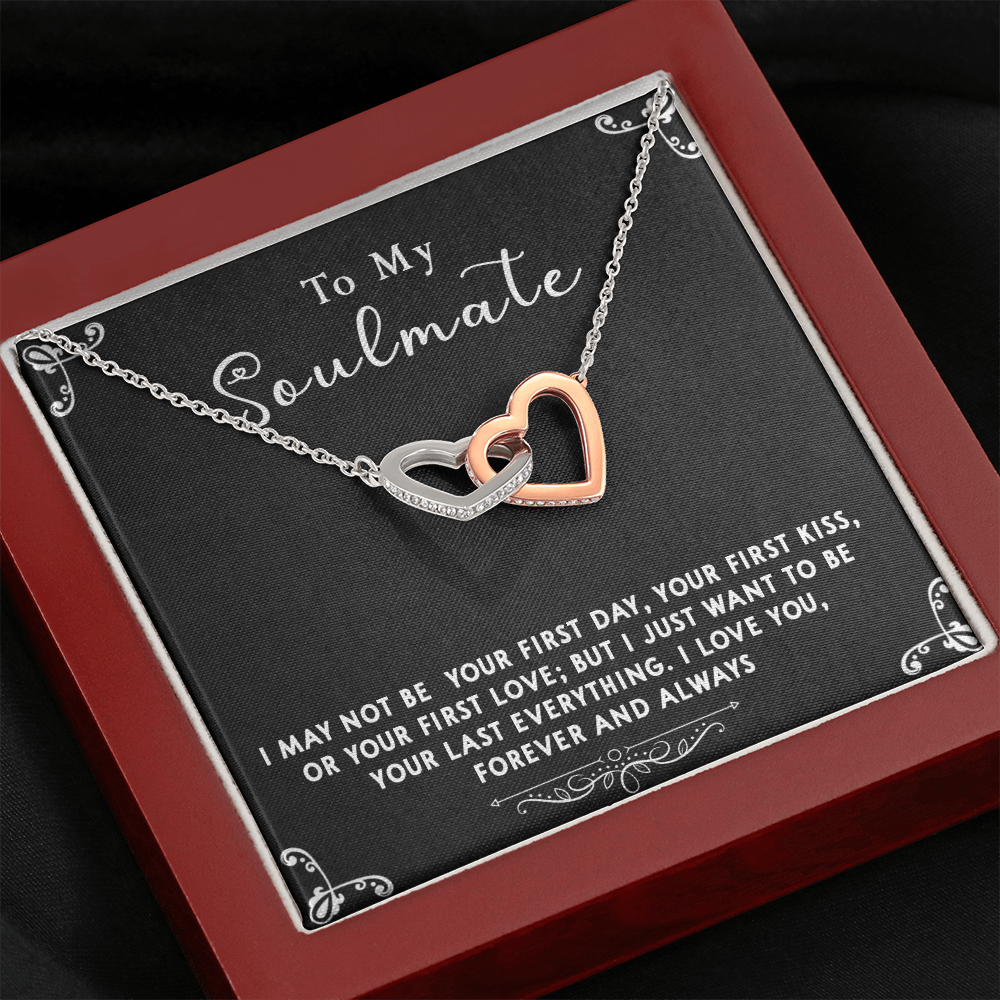 169D Gift To My Soulmate Necklace, Birthday Necklace For Wife, Happy Valentine Gift