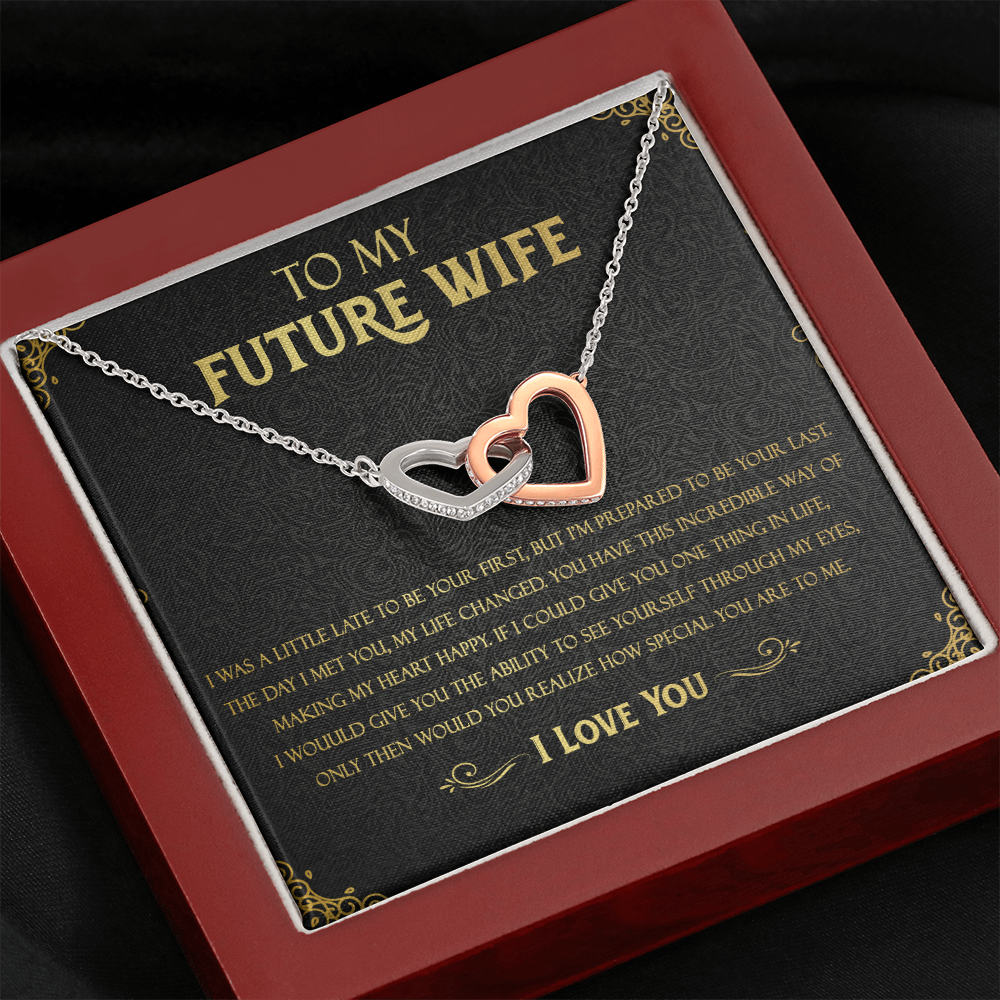 72D Necklace To Future Wife/Girlfriend, Woman Necklace Gift for Her From Husband