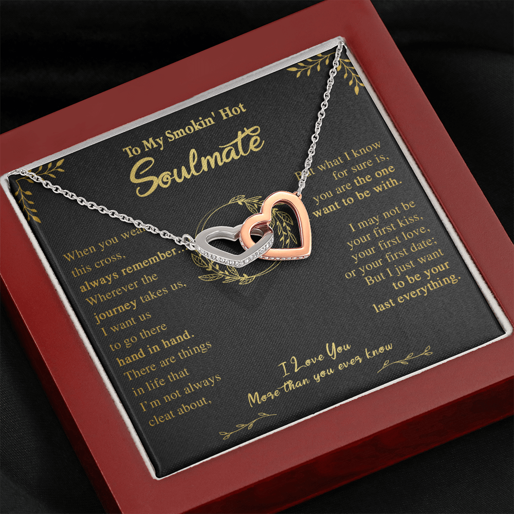 N355D To My Soulmate Necklace Engagement Anniversary Gift for Her Birthday