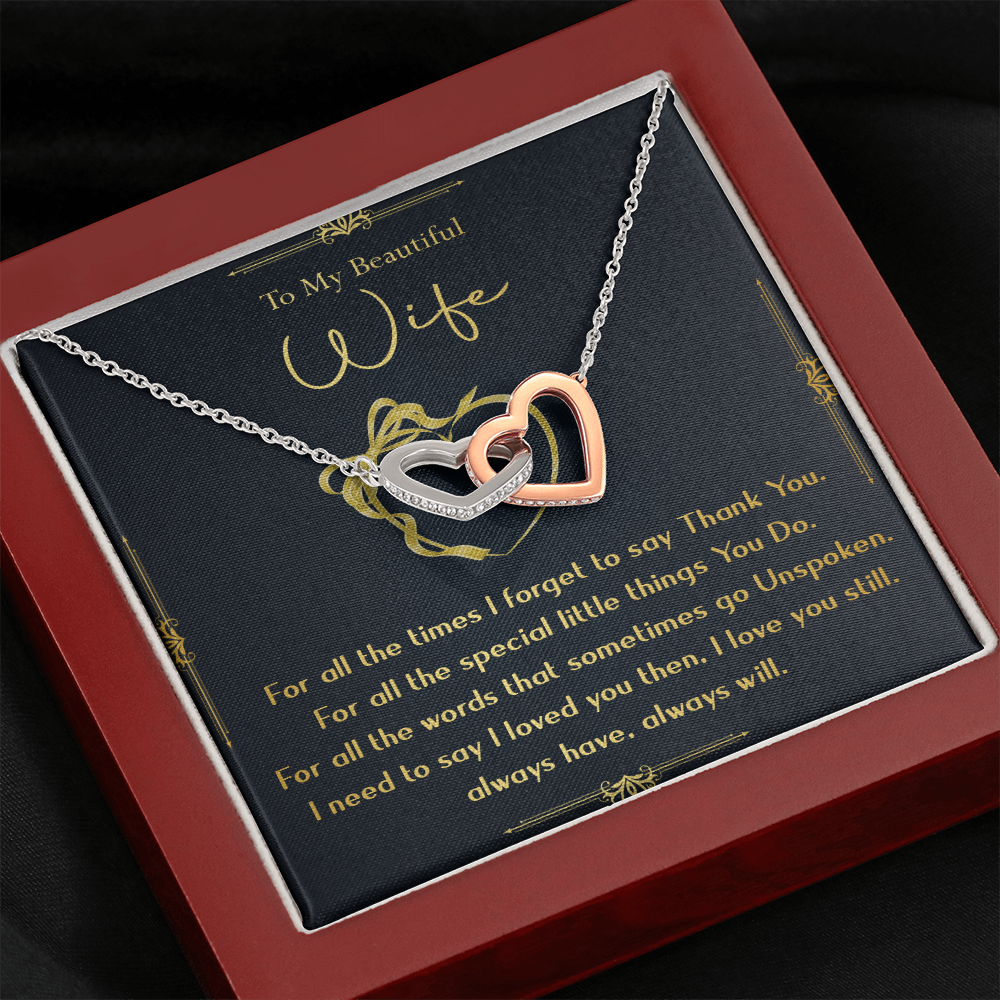 N356D To My Wife Necklace, Gift For Wife, Anniversary Gift For Wife, Necklace For Wife