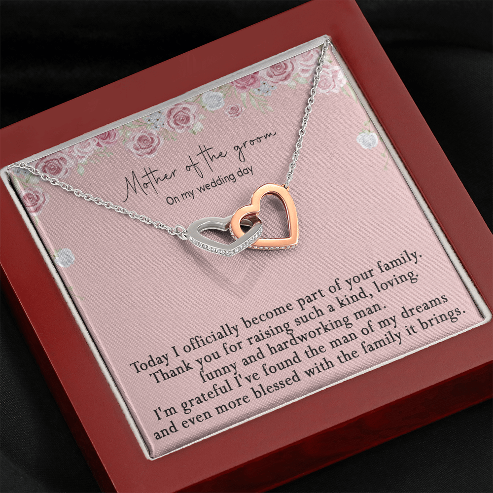 172D Gifts Necklace Love Knot To Mom On My Wedding Day From Son On Wedding Day