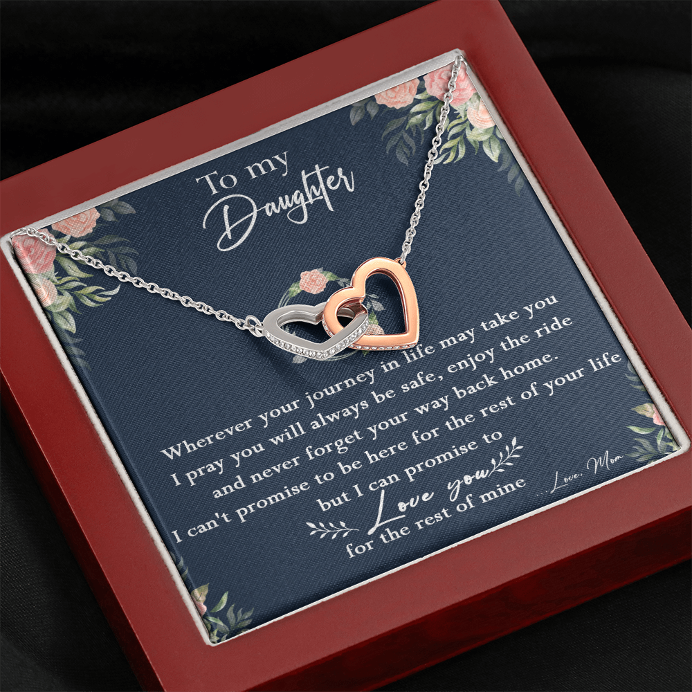 125D Necklace To My Daughter, Daughter Birthday Gift, I Love You Always Necklace