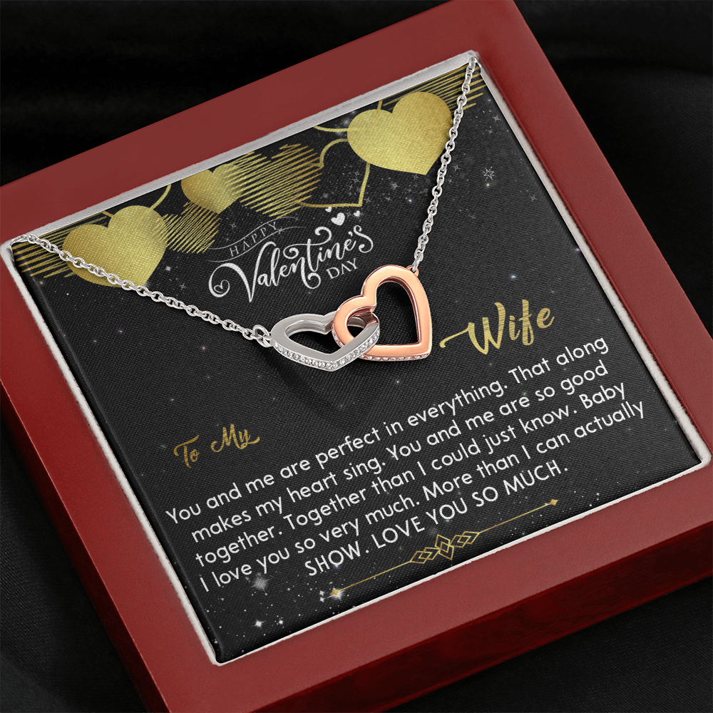 212D Necklace To my Wife, Wife Valentine Gift from Awesome Husband, Happy Valentine