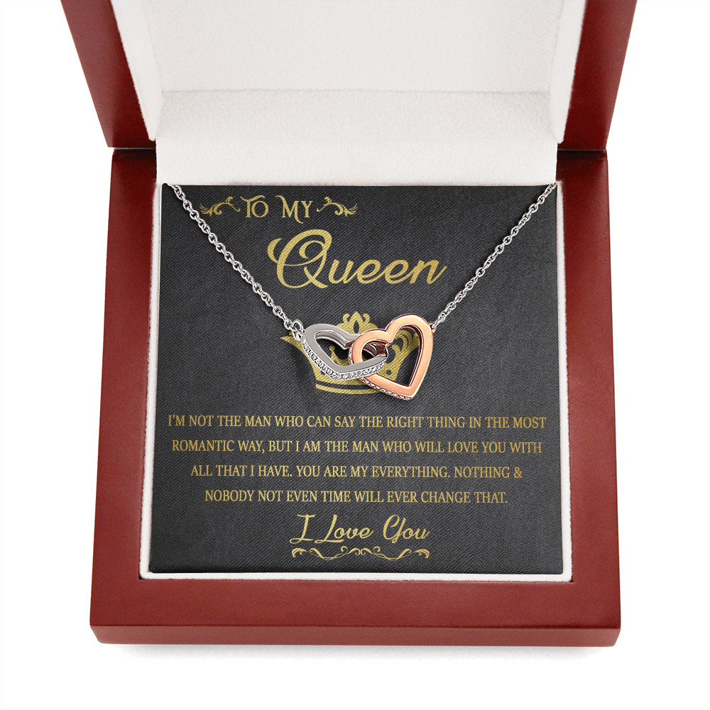 70D Necklace To My Queen, Gift for Daughter/Girlfriend/Wife, Women Necklace for Her