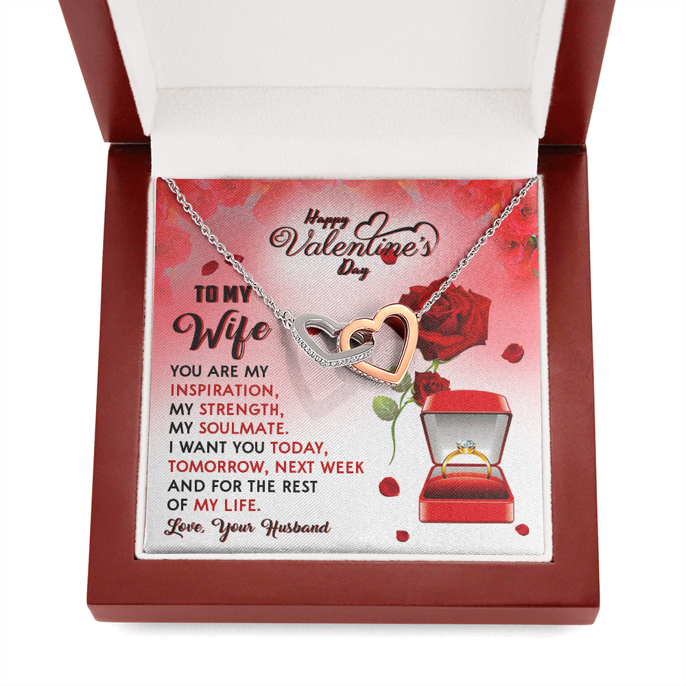 209D To my Wife Gift from Husband, I LOVE YOU Forever & Always, Valentine's Day Gift