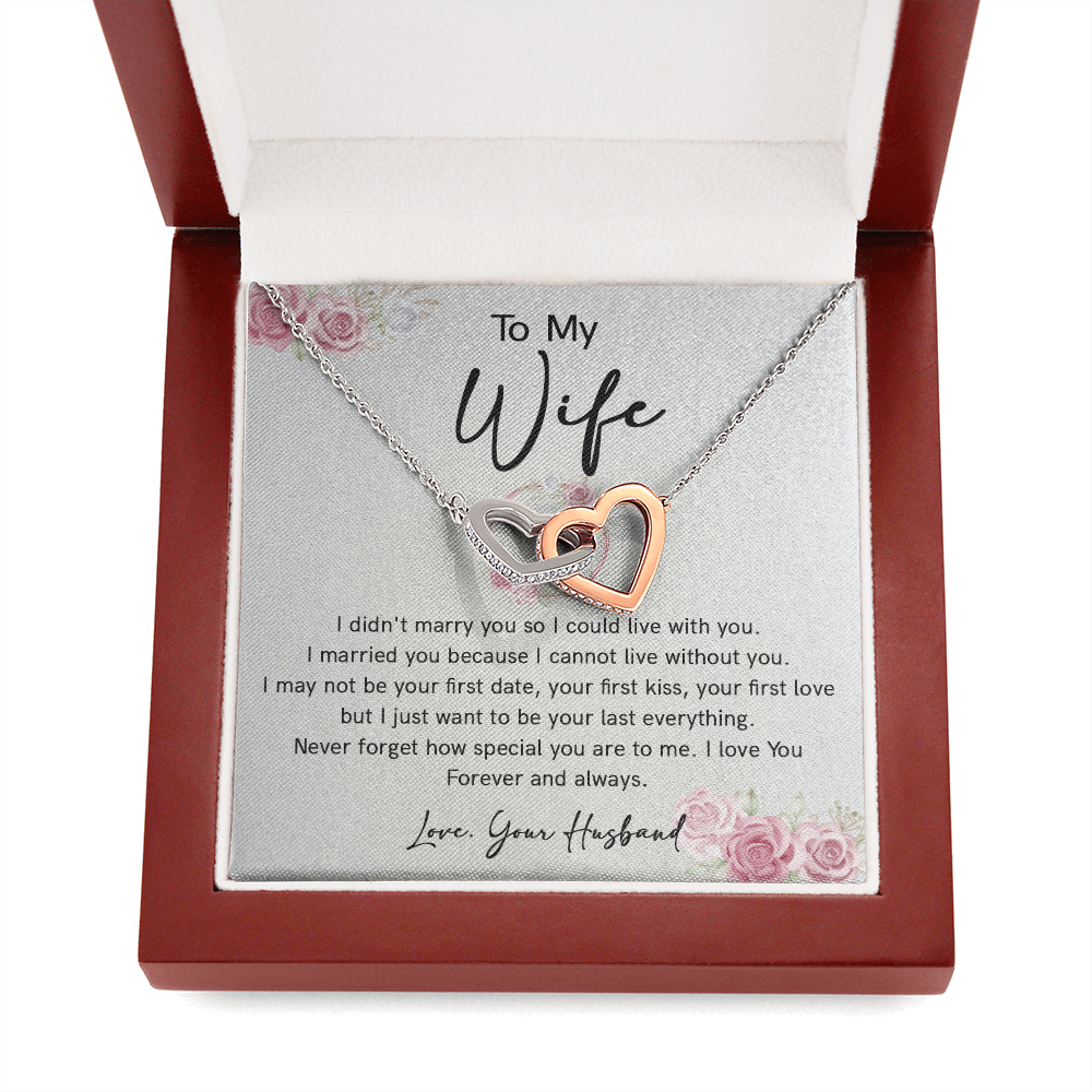 73D Necklace To Wife, Perfect Gift for Her From Husband, I LOVE YOU Forever & Always