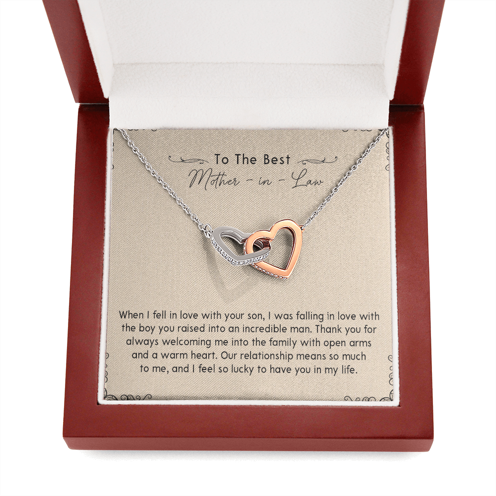133D Necklace To My Mother In Law, Necklace Gift for Mom, Women, Birthday Gift
