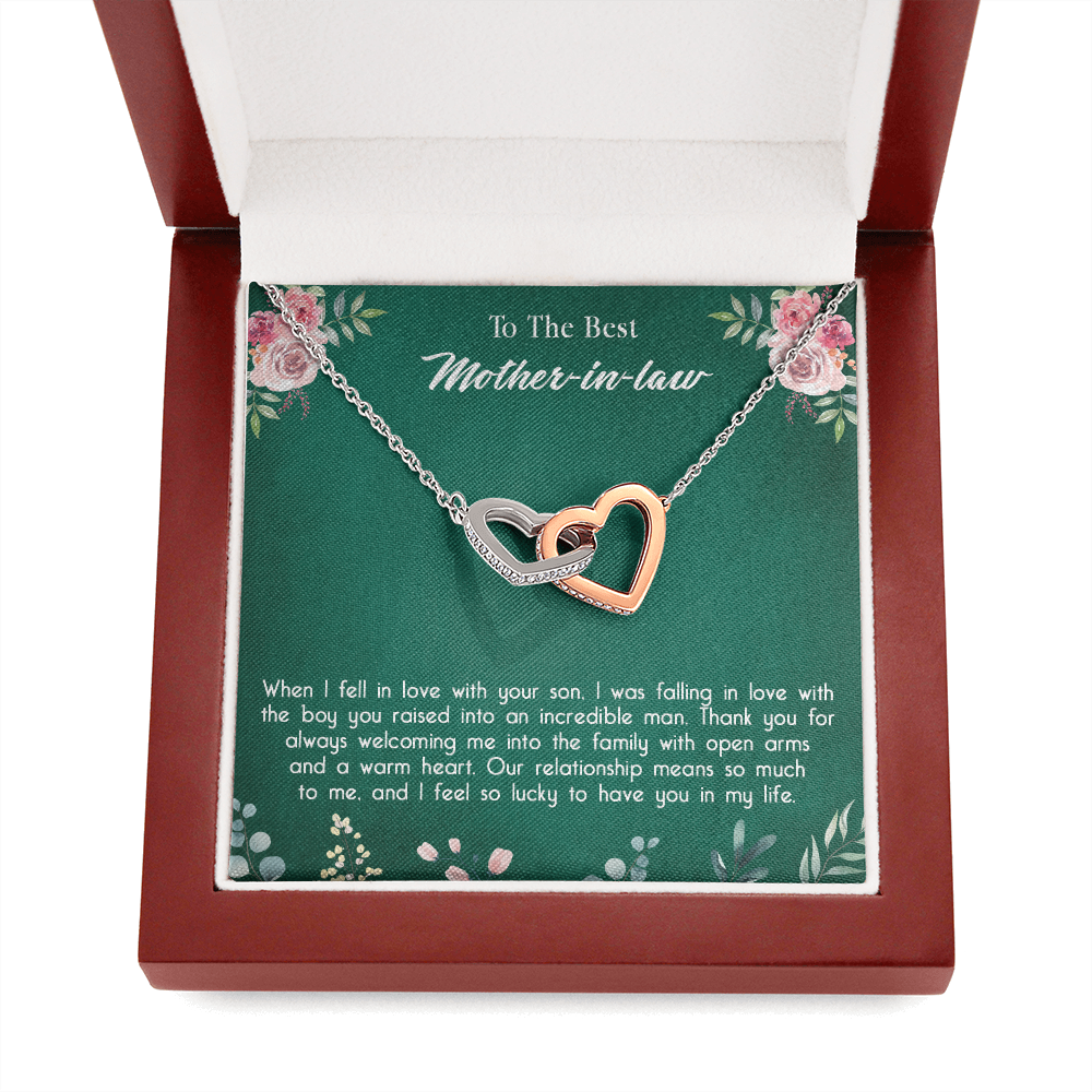 147D Necklace To My Mother in Law, Mom Necklace Birthday Gift from Son/Daughter