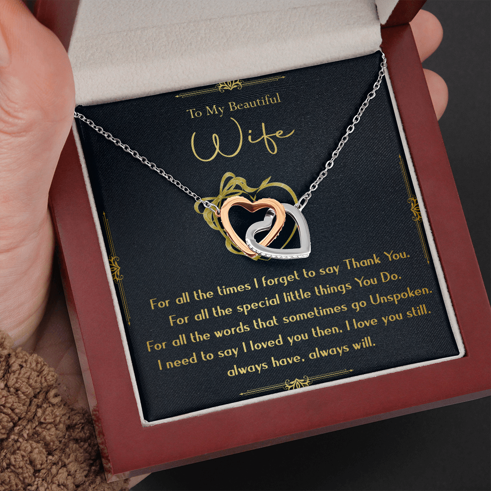 N356D To My Wife Necklace, Gift For Wife, Anniversary Gift For Wife, Necklace For Wife