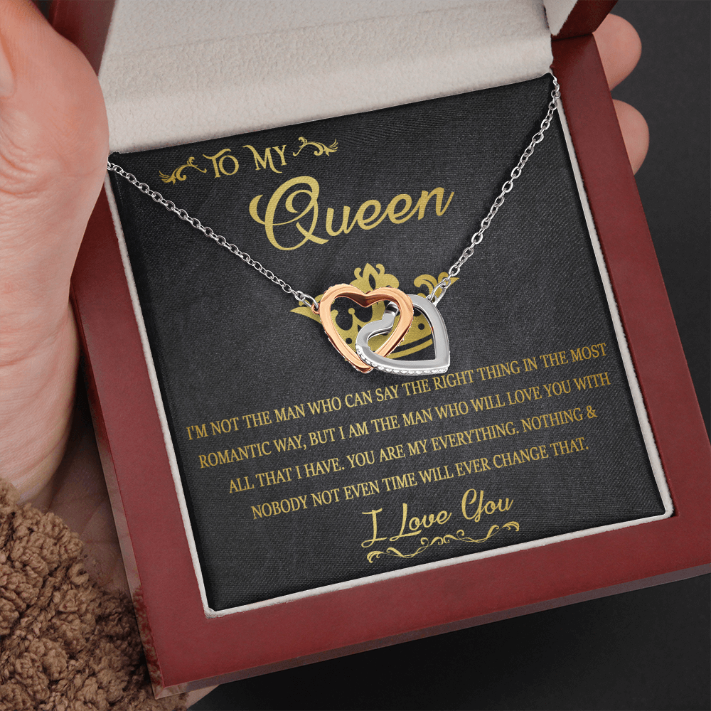 70D Necklace To My Queen, Gift for Daughter/Girlfriend/Wife, Women Necklace for Her