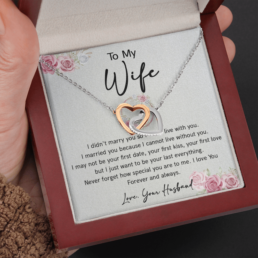 73D Necklace To Wife, Perfect Gift for Her From Husband, I LOVE YOU Forever & Always