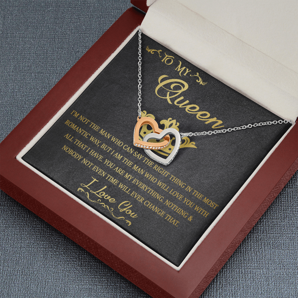 70D Necklace To My Queen, Gift for Daughter/Girlfriend/Wife, Women Necklace for Her