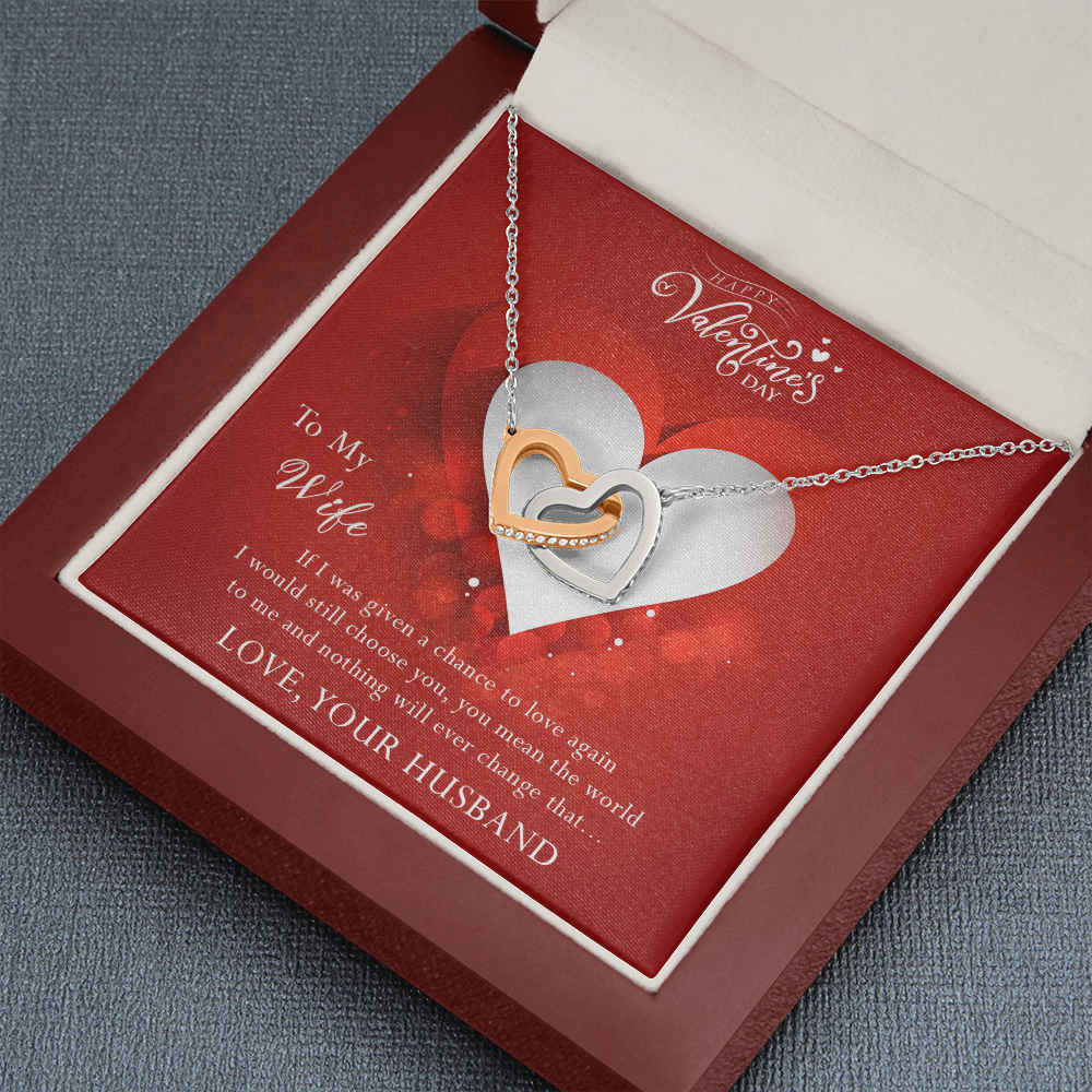 188D Necklace To My Wife, Necklace Perfect Gift for your Wife, I Always Choose You