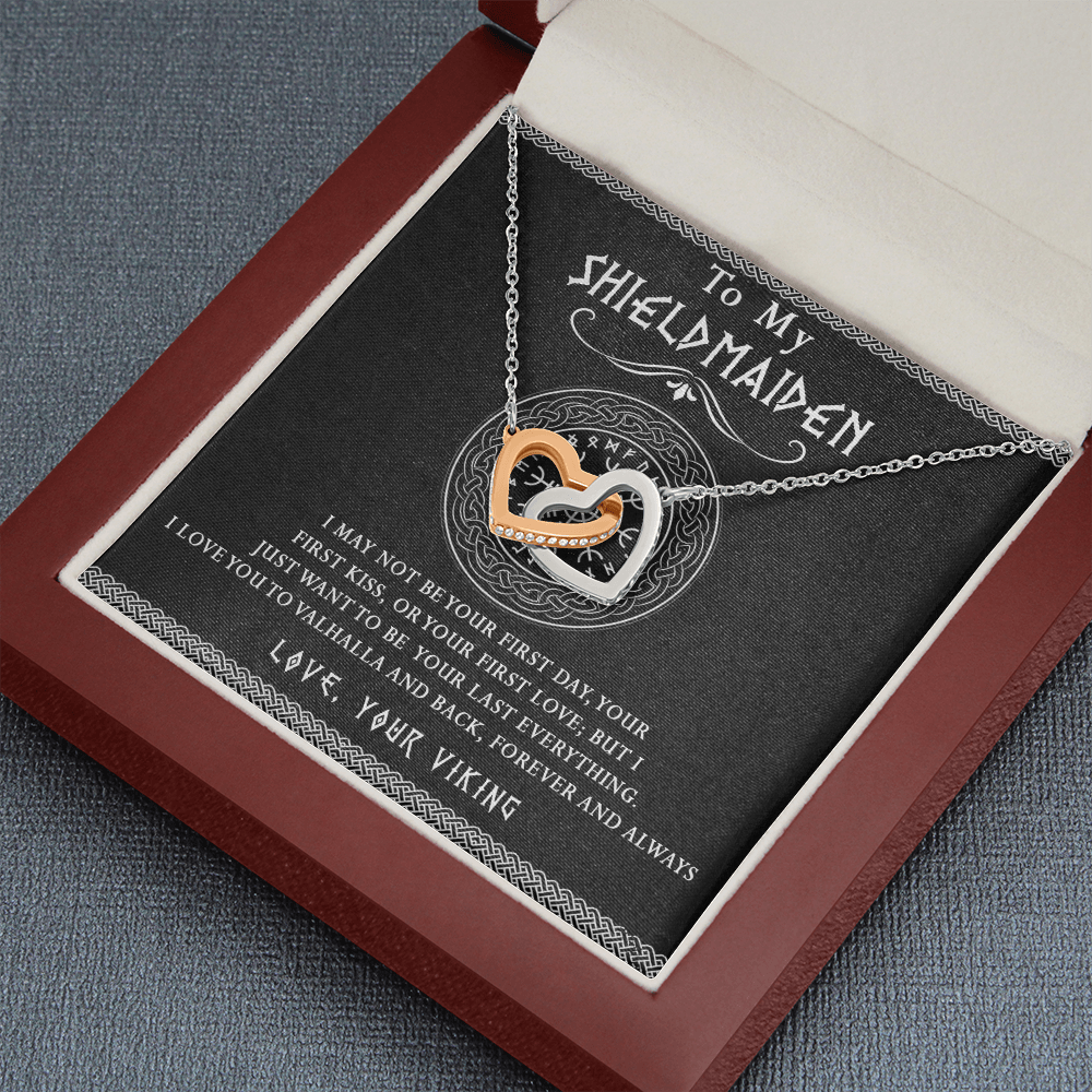 171D Necklace Gift To My Shieldmaiden, Viking Jewelry For Women, Her, Wife, Soulmate