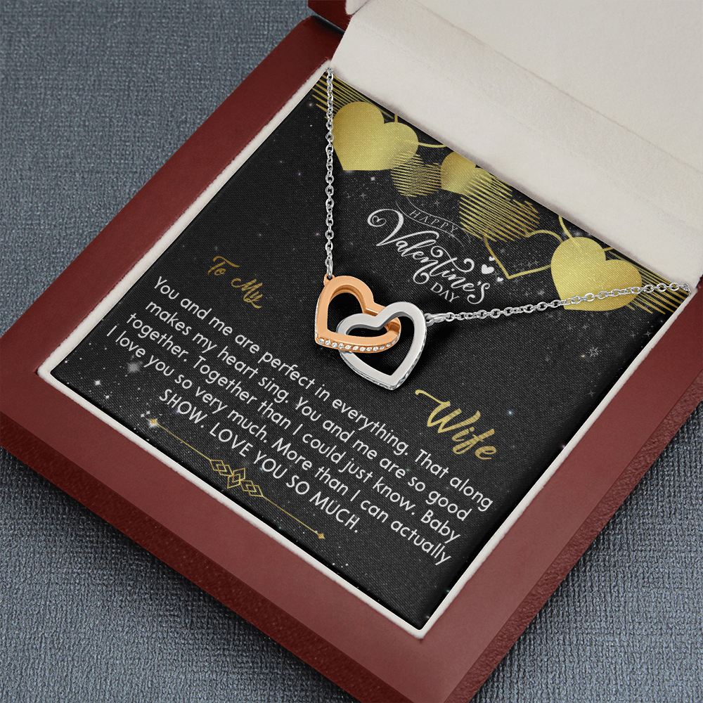212D Necklace To my Wife, Wife Valentine Gift from Awesome Husband, Happy Valentine
