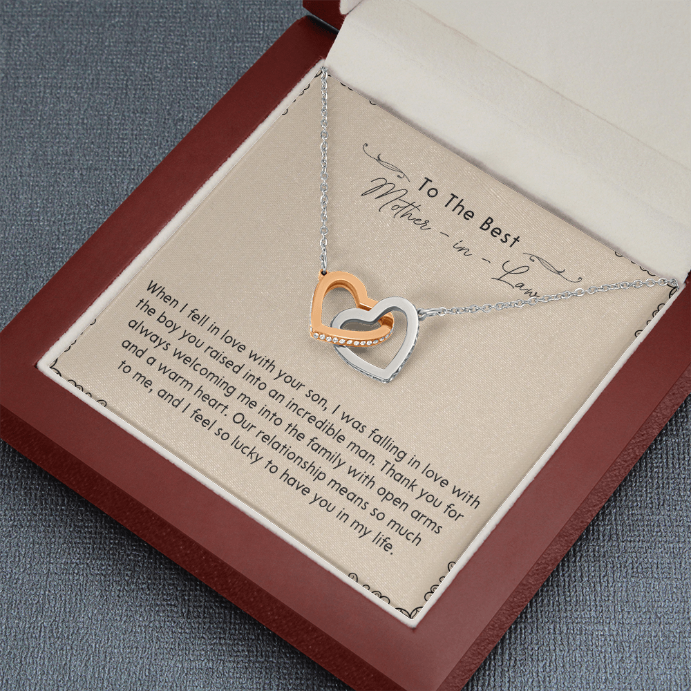 133D Necklace To My Mother In Law, Necklace Gift for Mom, Women, Birthday Gift