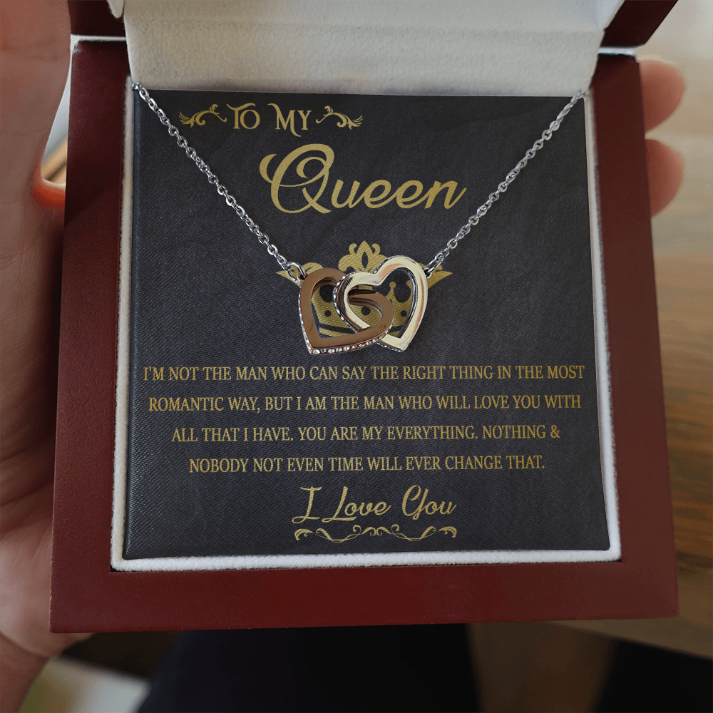 70D Necklace To My Queen, Gift for Daughter/Girlfriend/Wife, Women Necklace for Her