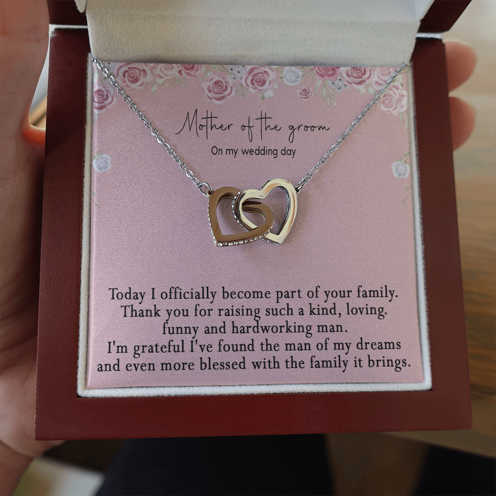 172D Gifts Necklace Love Knot To Mom On My Wedding Day From Son On Wedding Day