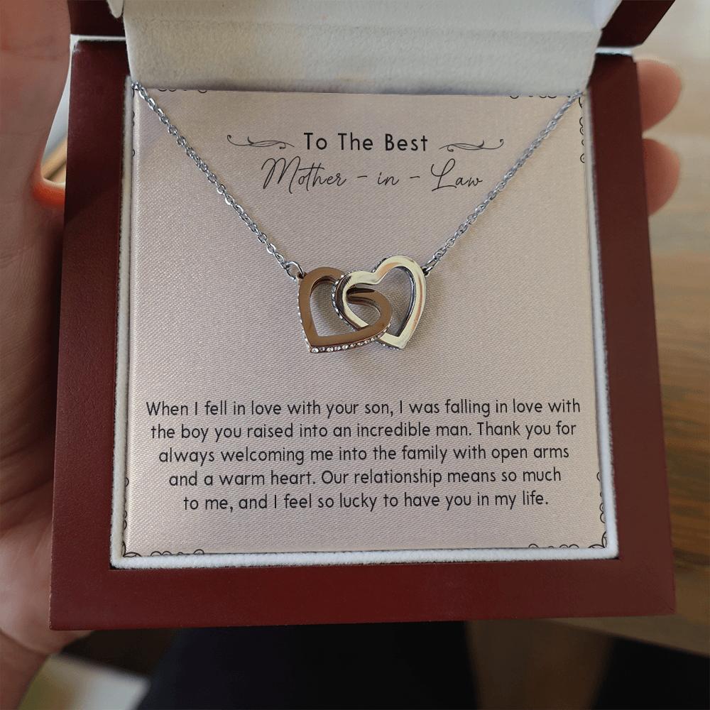 133D Necklace To My Mother In Law, Necklace Gift for Mom, Women, Birthday Gift