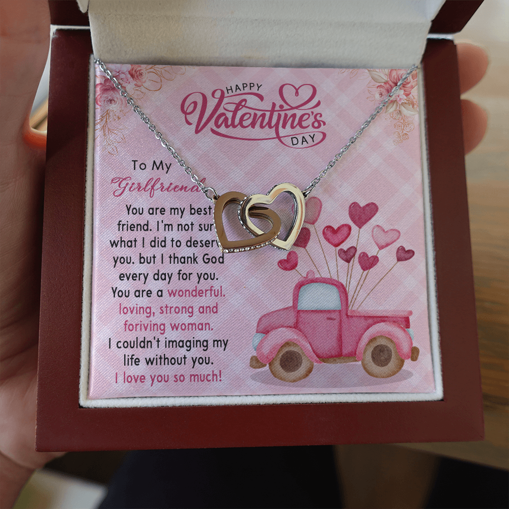 180D Valentine Gift To my Girlfriend, Necklace To my Girlfriend, I LOVE YOU SO MUCH