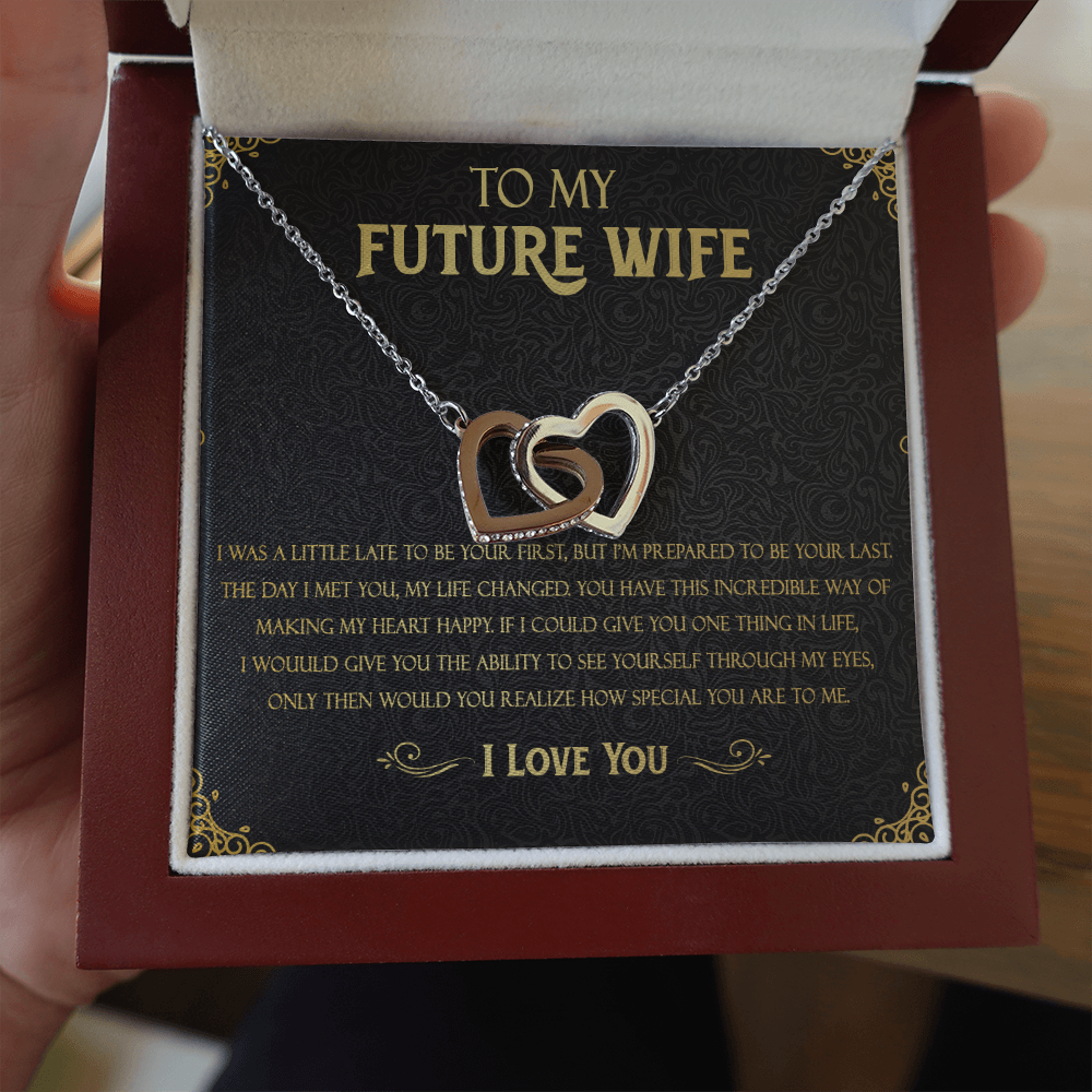72D Necklace To Future Wife/Girlfriend, Woman Necklace Gift for Her From Husband