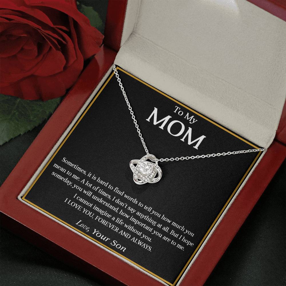 454 To My Mom Necklace, Mama, Gift From Son For Birthday, Xmas