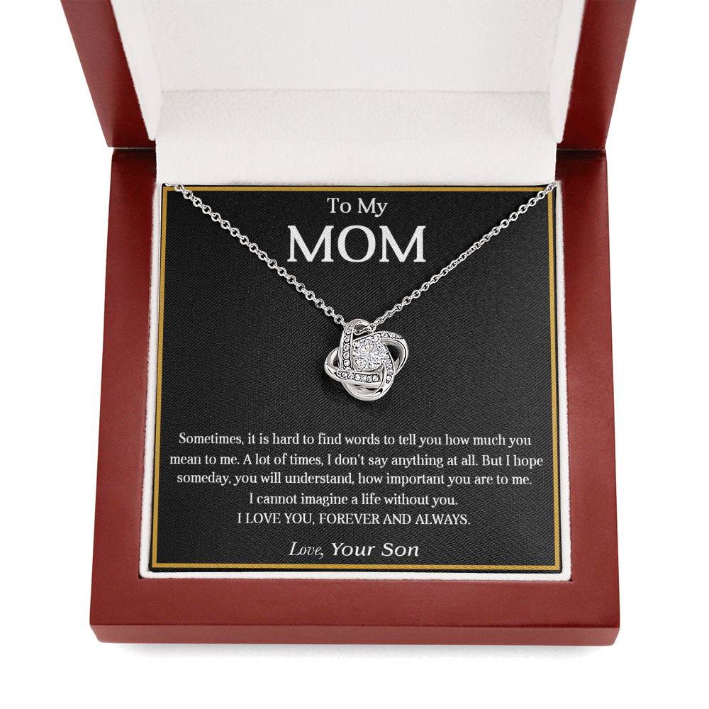 454 To My Mom Necklace, Mama, Gift From Son For Birthday, Xmas