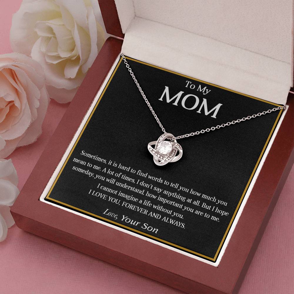 454 To My Mom Necklace, Mama, Gift From Son For Birthday, Xmas