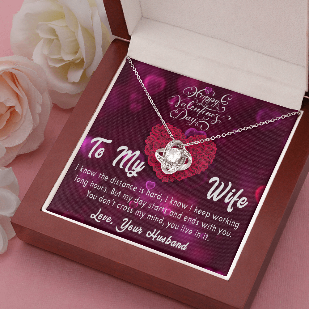 189A Valentine's Day Gift Necklace for Wife, Your Love Necklace, I Love You Forever