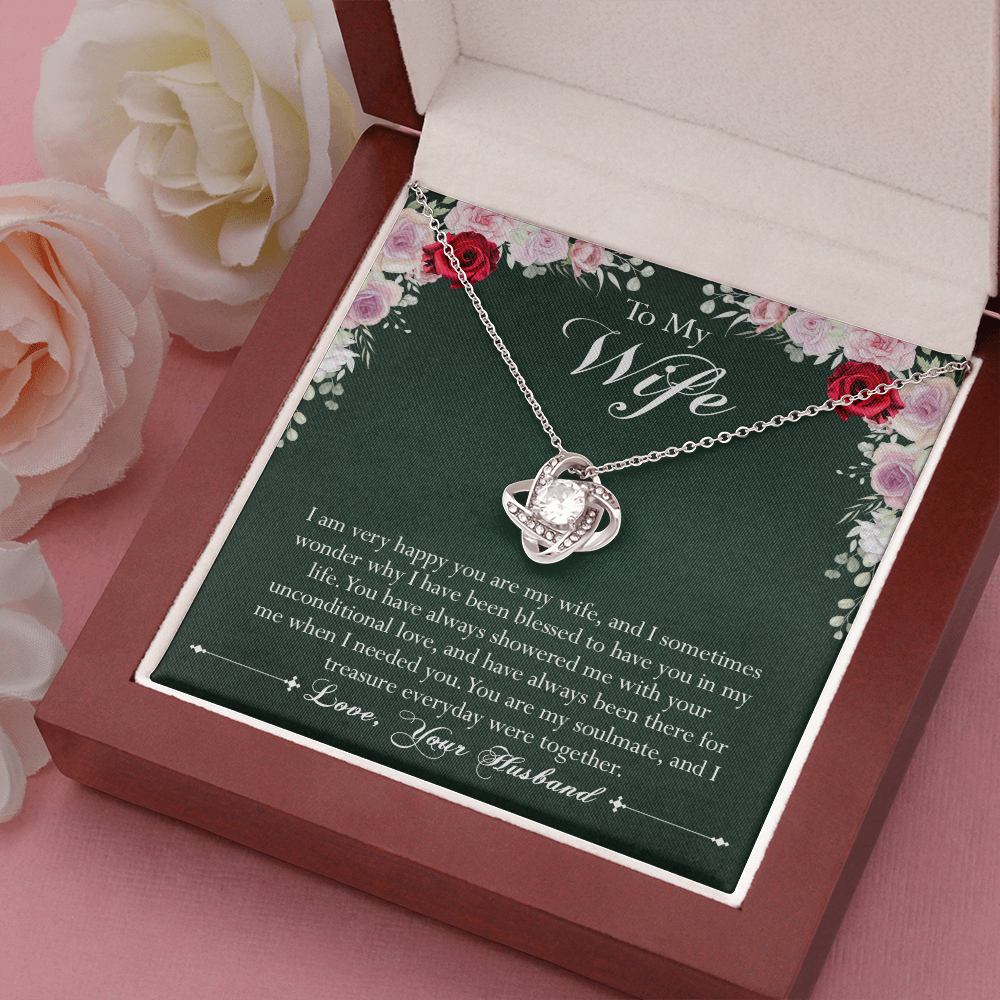 417A To My Wife Necklace Gift For Your Wife - Happy To Have You In My Life